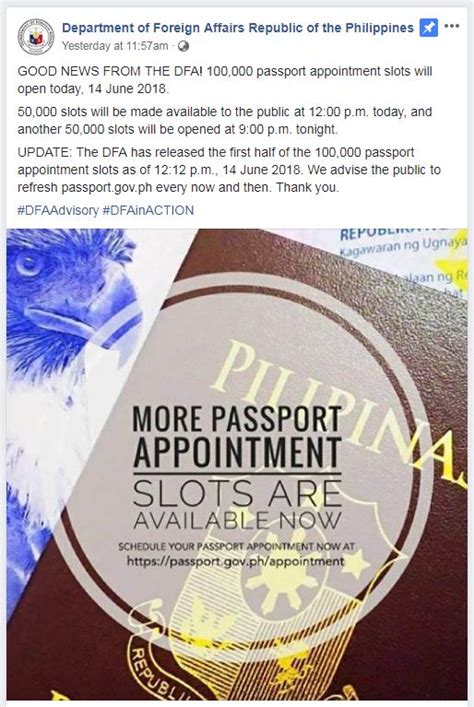 dfa open slots for passport appointment|DFA says passport appointment slots for October to December .